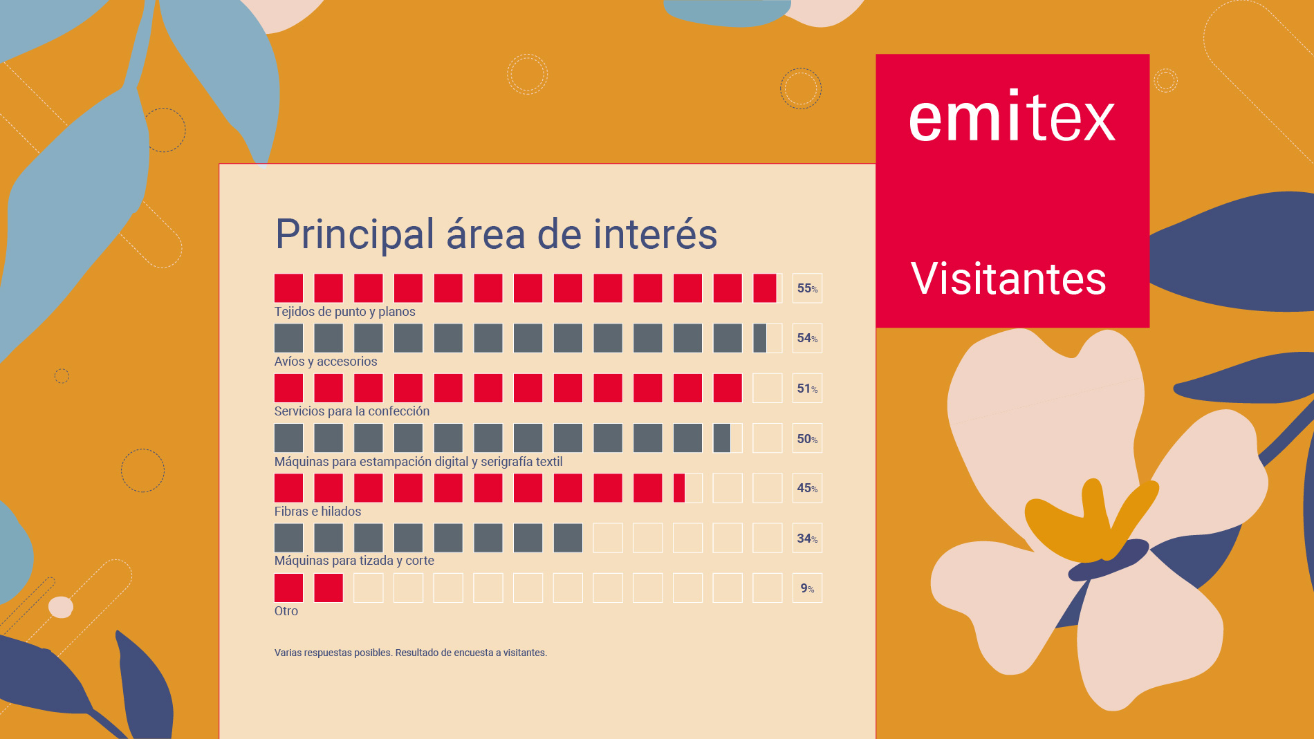 Emitex: Encuesta Visitantes - Area de interés