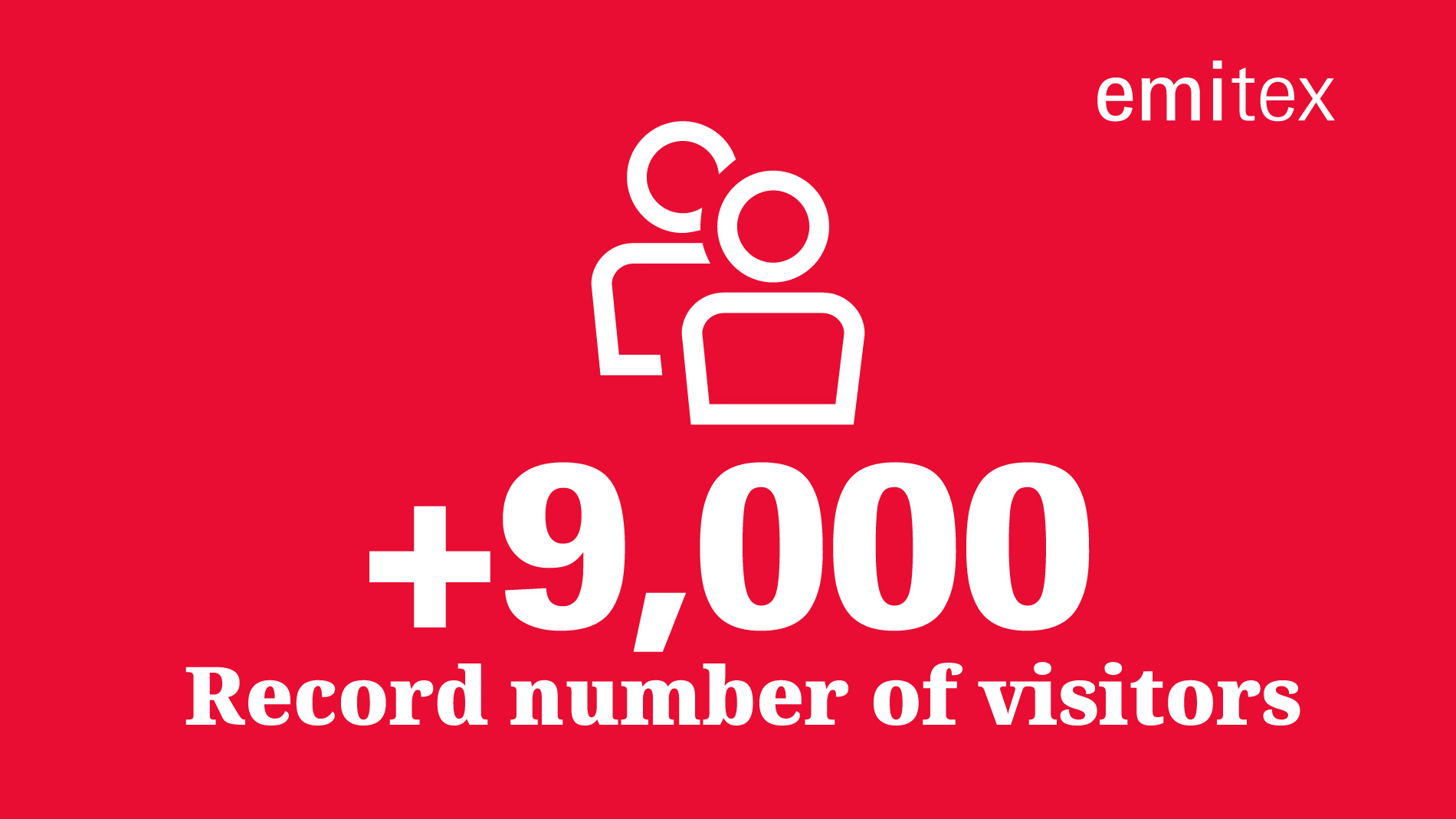 Emitex: +9000 record of visitors