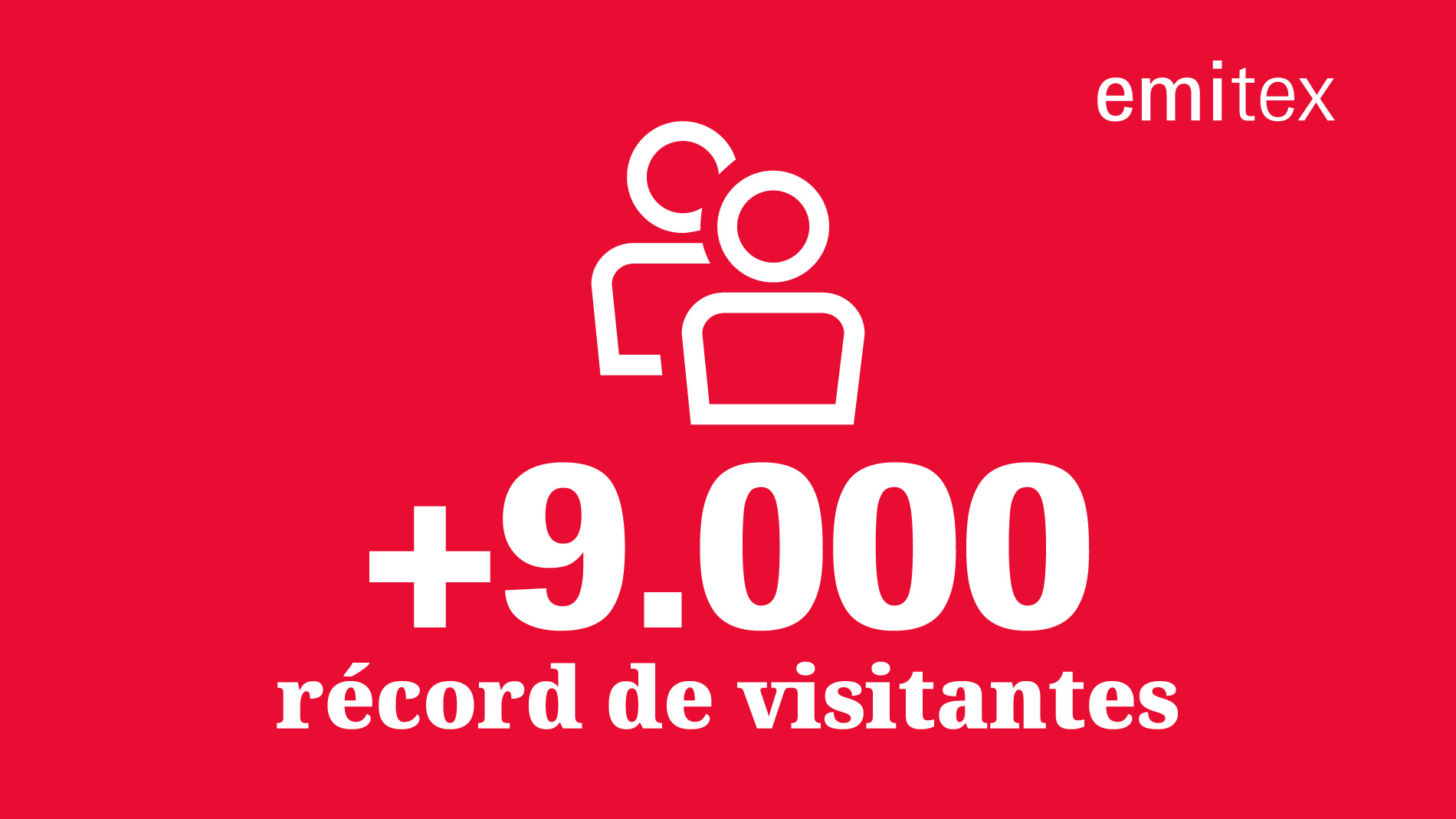 Emitex: Récord de visitantes